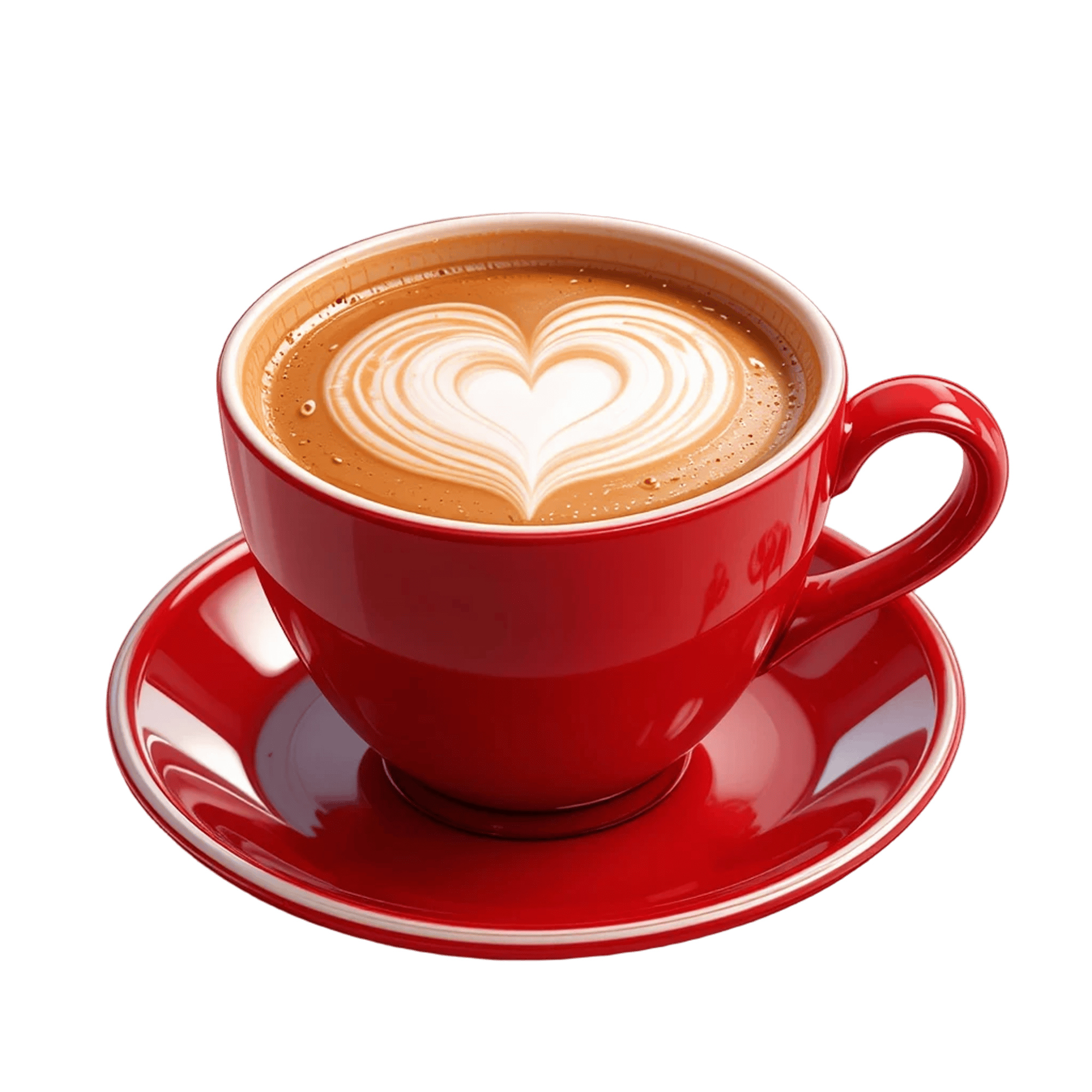 —Pngtree—red cup of latte art_20599916